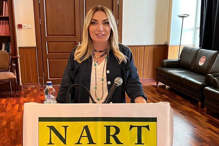 Nur Demirag Nart Spor'un genel kurulunda