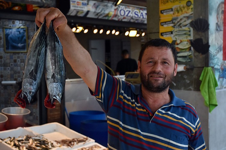 Palamut tezgahları süsledi, fiyatlar yarıya düştü