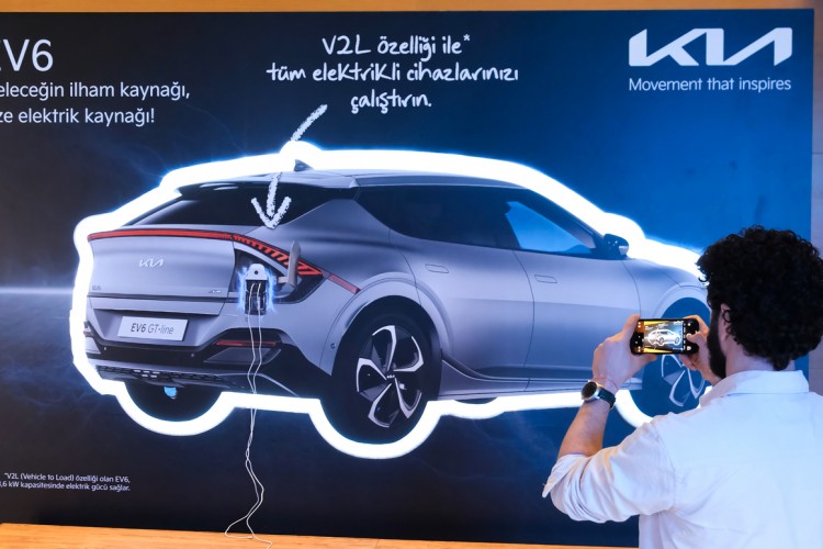 Kia EV6'nın enerjisi Zorlu PSM'de