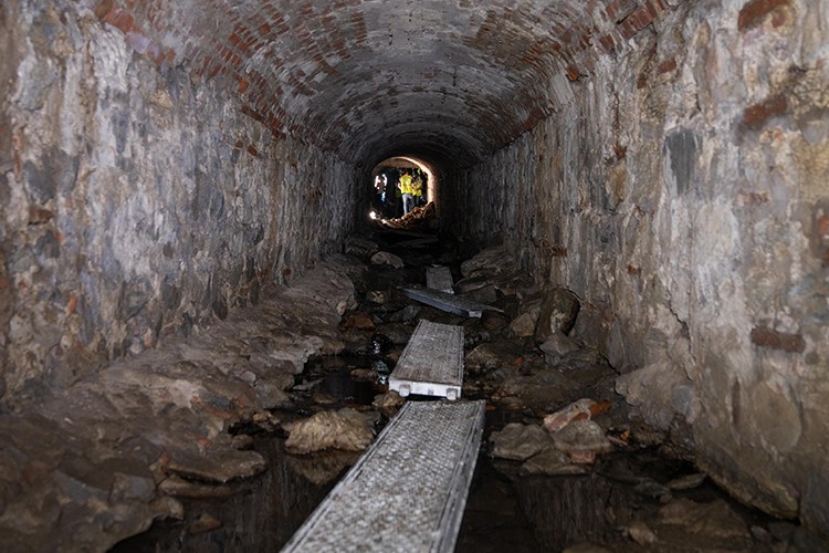 Rumeli Hisarı'nda gizli geçit tespit edildi