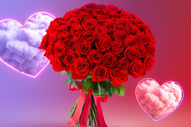 Sevgililer Günü'ne özel çiçekler GetirÇarşı'dan