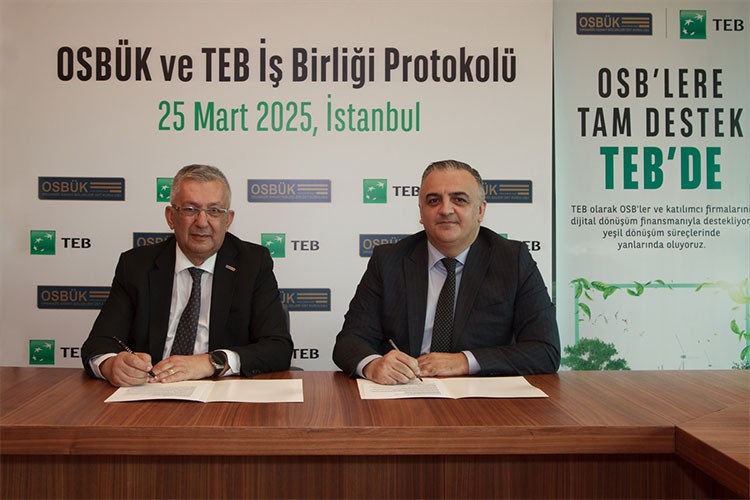 TEB ve OSBÜK'ten sürdürülebilirlik ve dijital dönüşüm için işbirliği