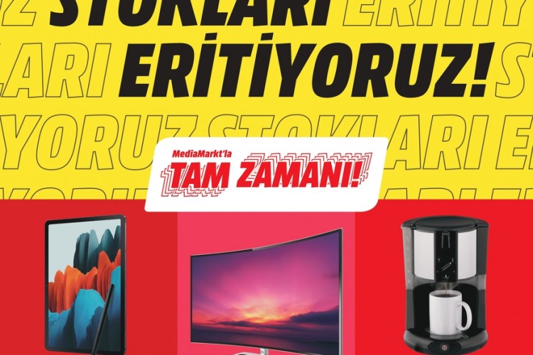 MediaMarkt'ta Stokları Eritiyoruz Kampanyası Devam Ediyor