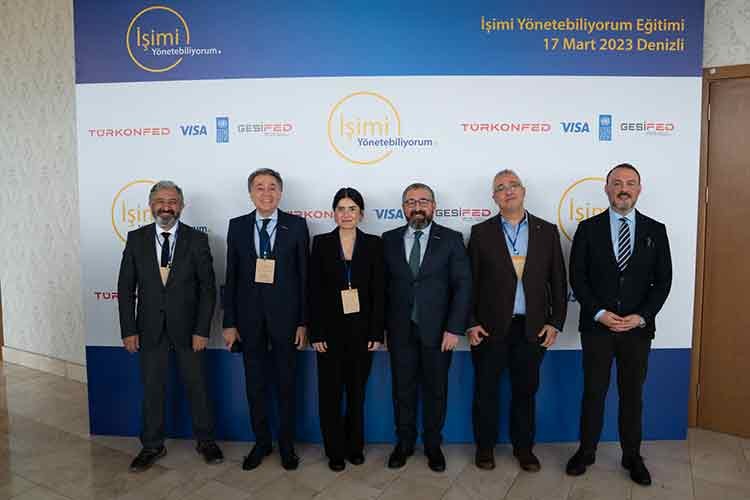 Denizli'de KOBİ'ler ile buluştu