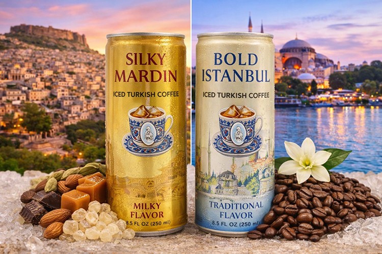Dünyanın ilk şişelenmiş soğuk Türk kahvesi