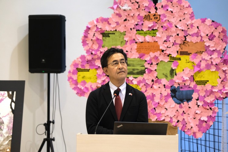 Lise öğrencileri Japon ve Türk kültürünü sanatla bir araya getirdi