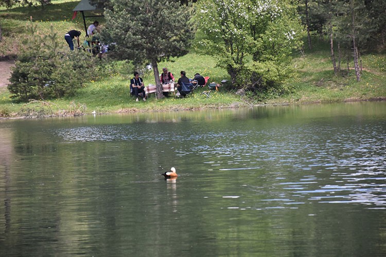 Limni Gölü turizm sezonunun ilk misafirlerini ağırlıyor