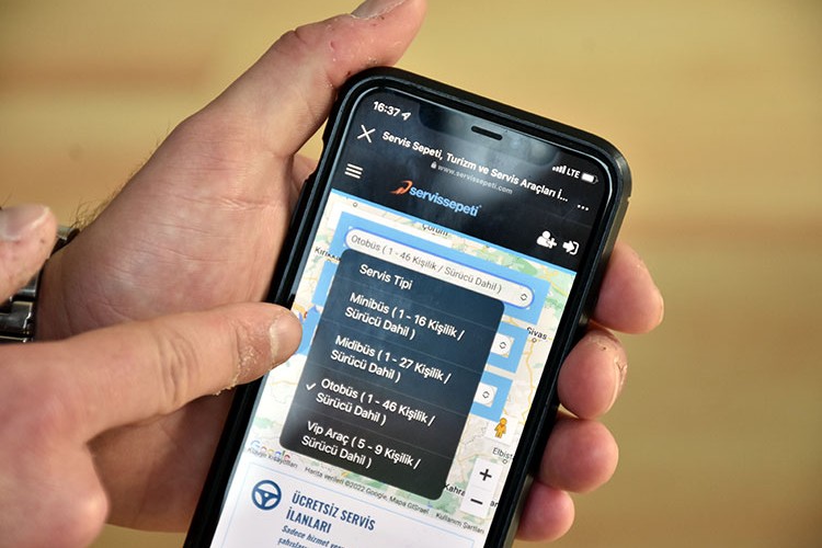 Yolcu ve servis işletmecisini dijital platformda buluşturuyor