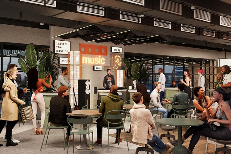 Şehrin ritmi, dekk akmerkez ile yükseliyor