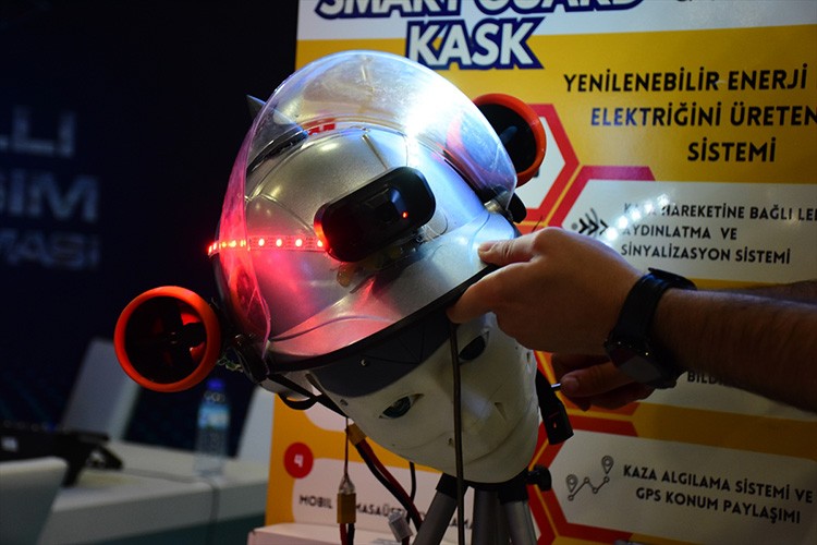 "Akıllı Kask", TEKNOFEST Akdeniz'de tanıtıldı