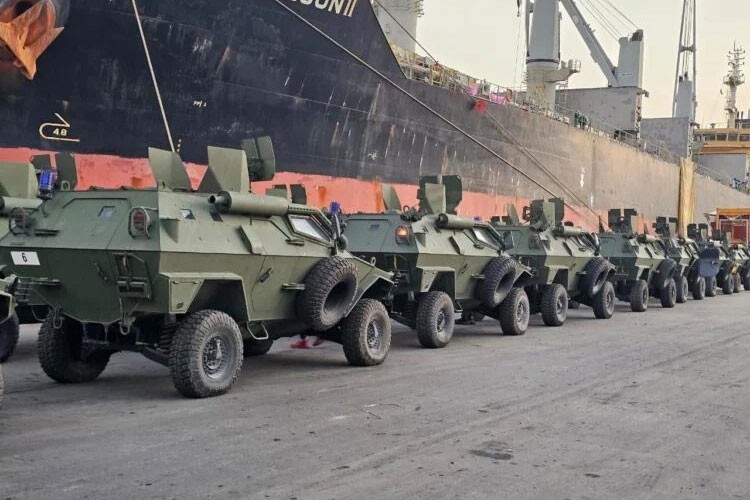 COBRA zırhlı araçları Gambiya'ya hibe edildi