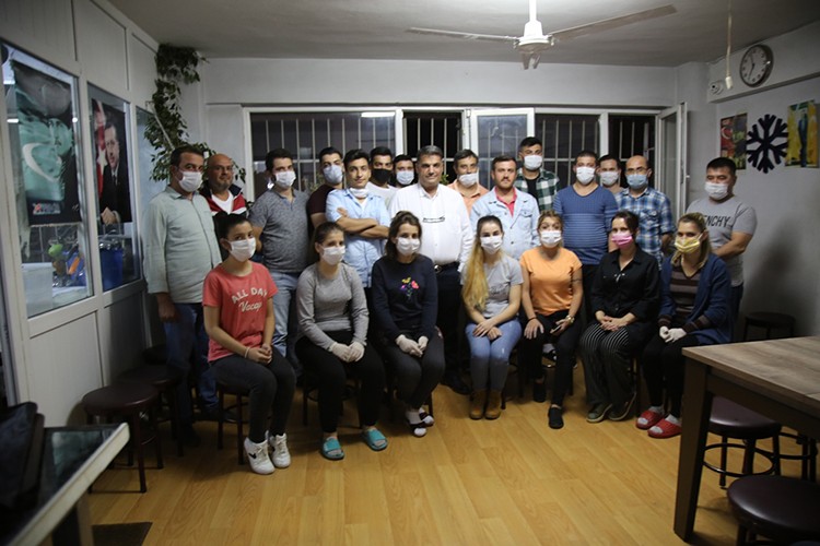 Salgından etkilenen ailelere yardım