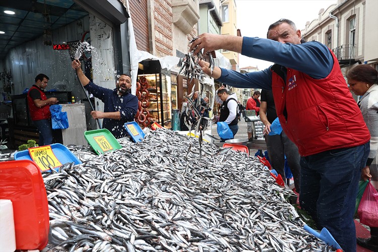 Karadeniz'de hamsi bolluğu tezgahlara yansıdı