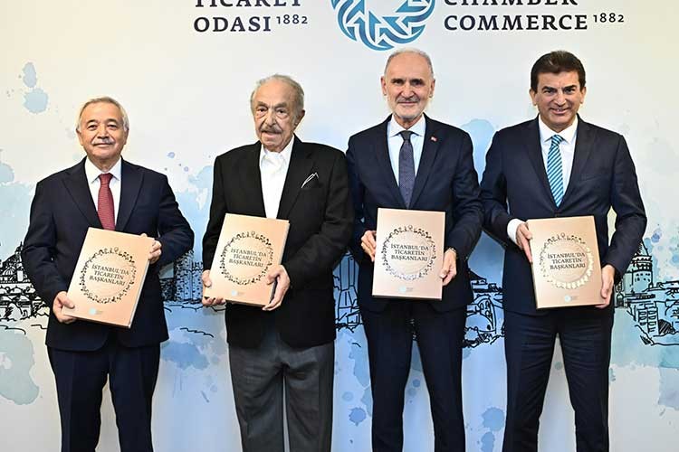 "Ticaretin Başkanları" kitabı için bir araya geldi