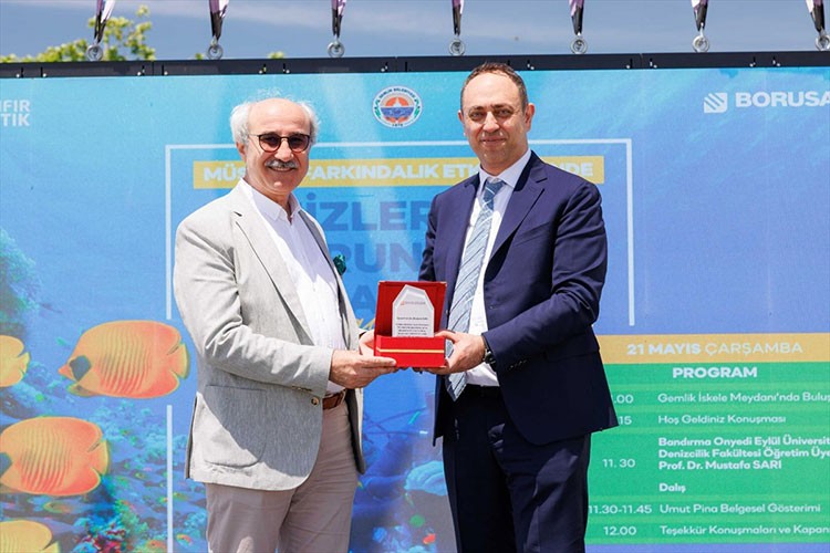 Gemlik Körfezi'nde düzenlenen etkinlikte "müsilaj" anlatıldı