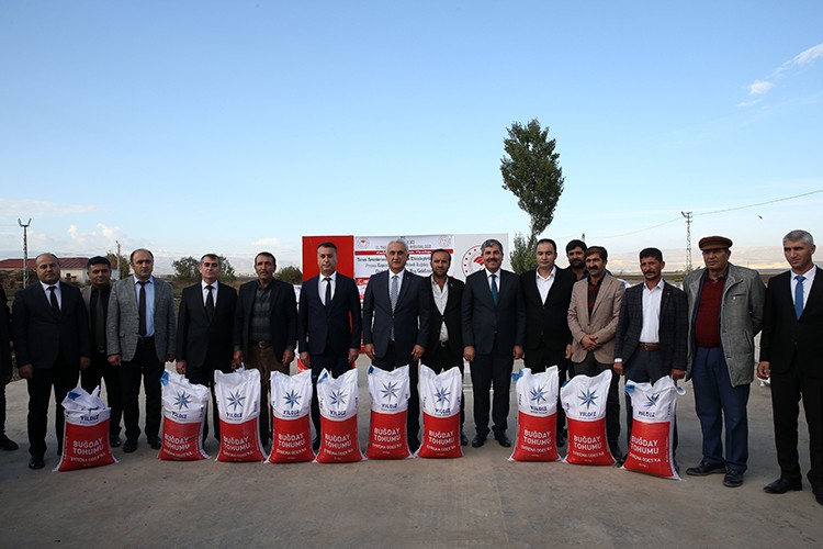 595 ton sertifikalı buğday tohumunun dağıtımına başlandı