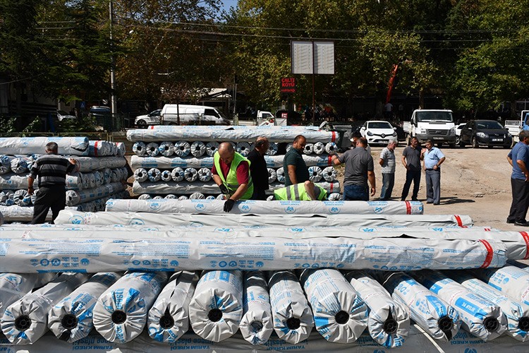 Bilecik'te 157 üreticiye sera üst örtüsü desteği