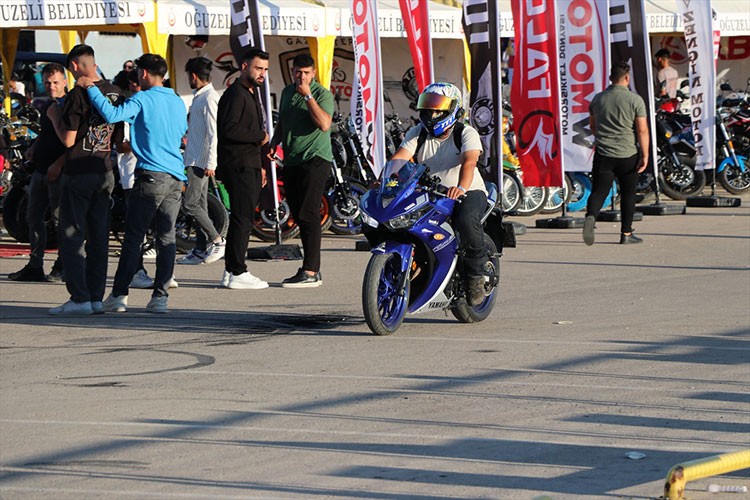 Motosiklet tutkunları Gaziantep'teki motofestte bir araya geldi