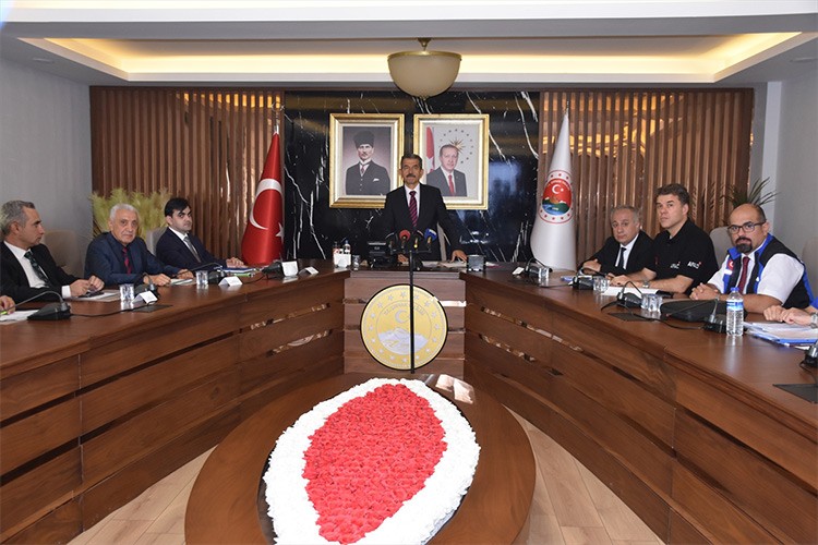 Şırnak'ta "İl Afet Risk Azaltma Planı Toplantısı" yapıldı