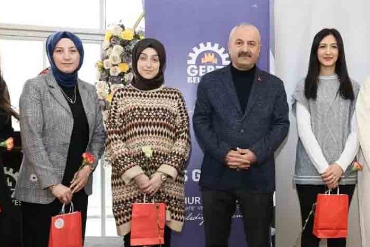 BAŞKAN BÜYÜKGÖZ 8 MART'TA MESAİ ARKADAŞLARINI AĞIRLADI