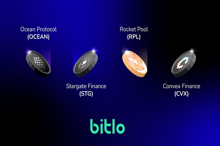 OCEAN, STG, RPL, CVX Token'lar Bitlo'da