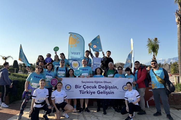 Runtalya Maratonu kapsamında başlatılan kampanyayla,TEGV'de 415 çocuğa nitelikli eğitim desteği sağlandı