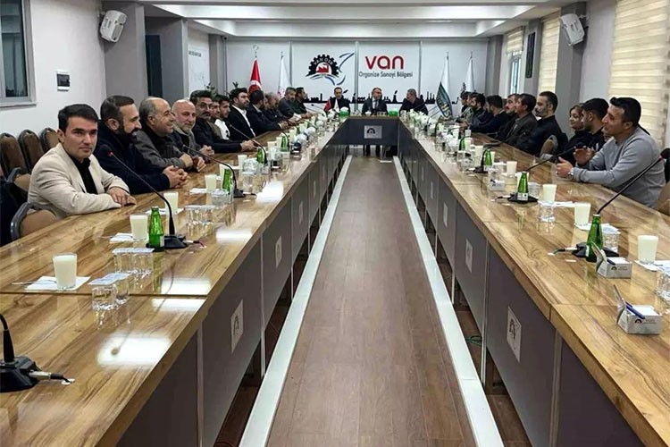 Van OSB'de istişare toplantısı yapıldı