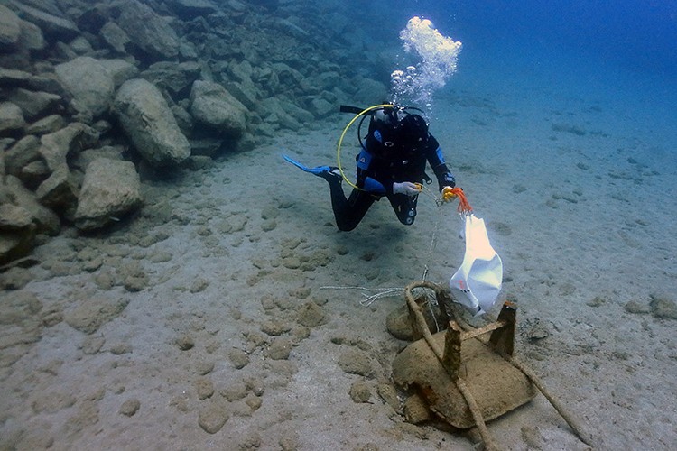 Dünya Okyanus Günü'nde Datça'da Su Altı Temizliği