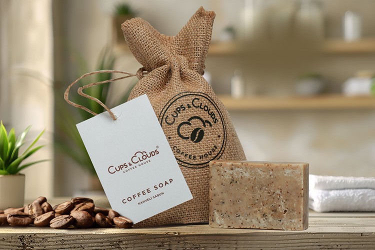 Kahve posasından sabun üretti