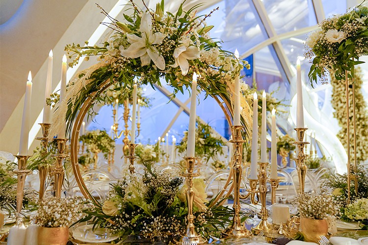 Her anı masal gibi, her detayı kusursuz bir düğün