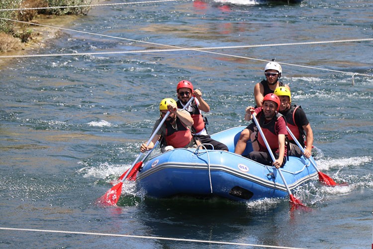 Yozgat'taki Çekerek Rafting Parkuru doğaseverleri ağırlıyor