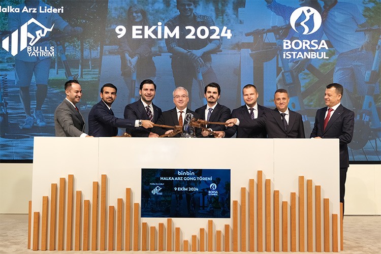 Borsa İstanbul'da gong BinBin için çaldı