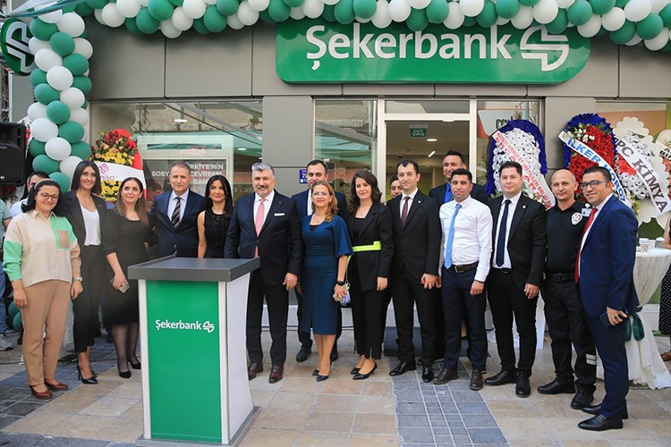 Kayseri'de Şekerbank'ın yeni şubesi hizmete açıldı