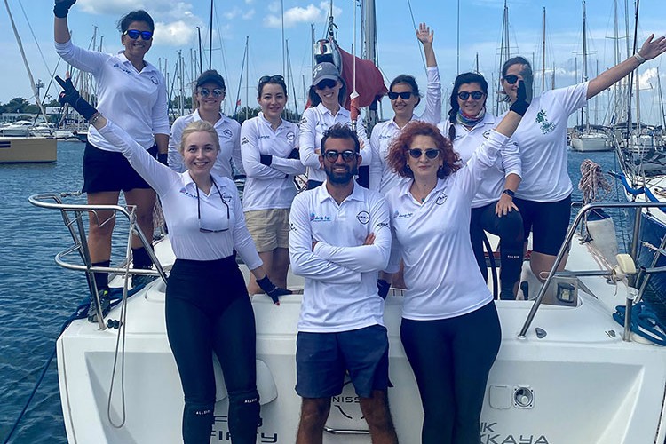 Nissan Türkiye Kadın Yelken Takımı'ndan derece