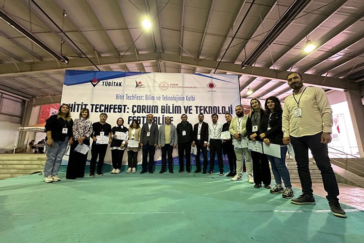 Çorum Bilim ve Teknoloji Festivali" 10 binden fazla ziyaretçiyi ağırladı