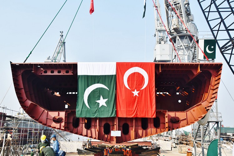 PN MİLGEM'de 4'üncü gemi kızağa alındı