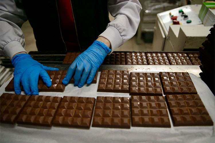 1500 çeşit çikolata 61 ülkeye gönderiliyor