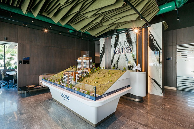 Aura İnşaat Satış Ofisi, Decofemme imzasıyla hayata geçti