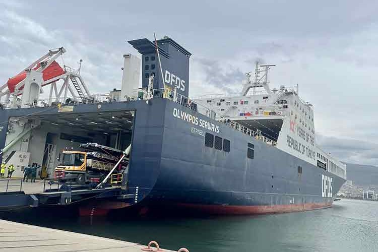 İzmir-Sete Ro-Ro seferleri başladı