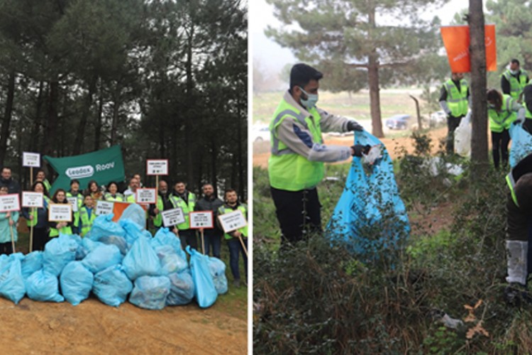 KARTALLI ÇEVRECİLERDEN AYDOS ORMANI'NDA TEMİZLİK SEFERBERLİĞİ