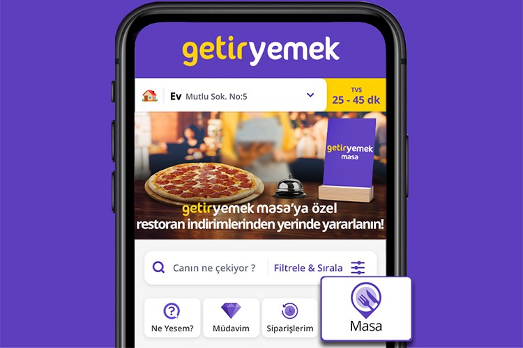 GetirYemek'ten yeni hizmet