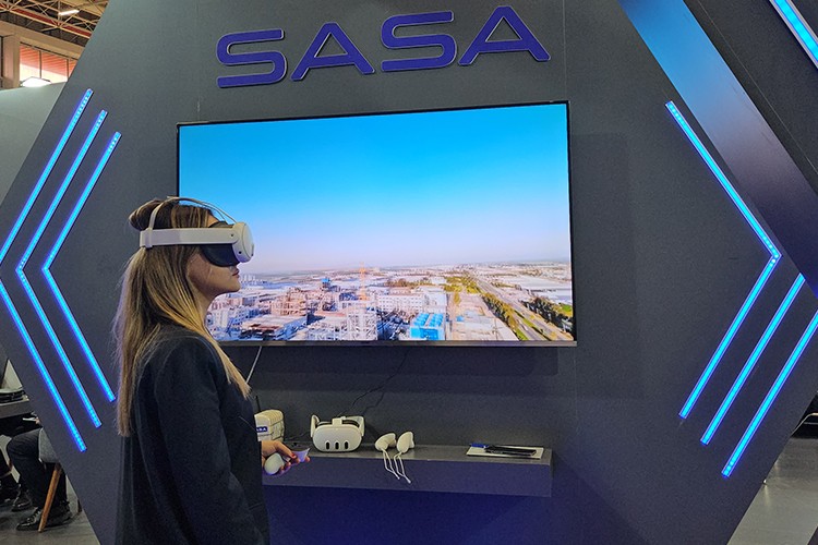 SASA Adana tesislerini VR ile İstanbul'daki fuarda gezdirdi