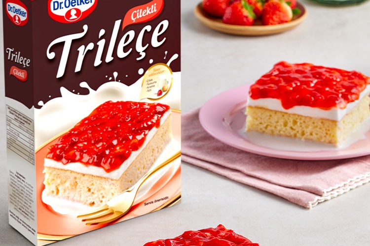 Dr. Oetker Trileçe'nin yepyeni çeşidiyle tanışın; Çilekli Trileçe!