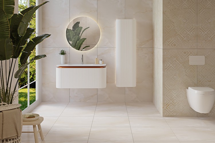 Seranit'ten banyolara ilham veren şıklık