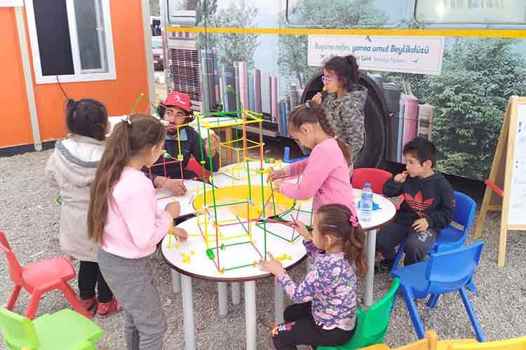 Çadırkentte psikososyal ilk yardım çalışmaları yürütülüyor
