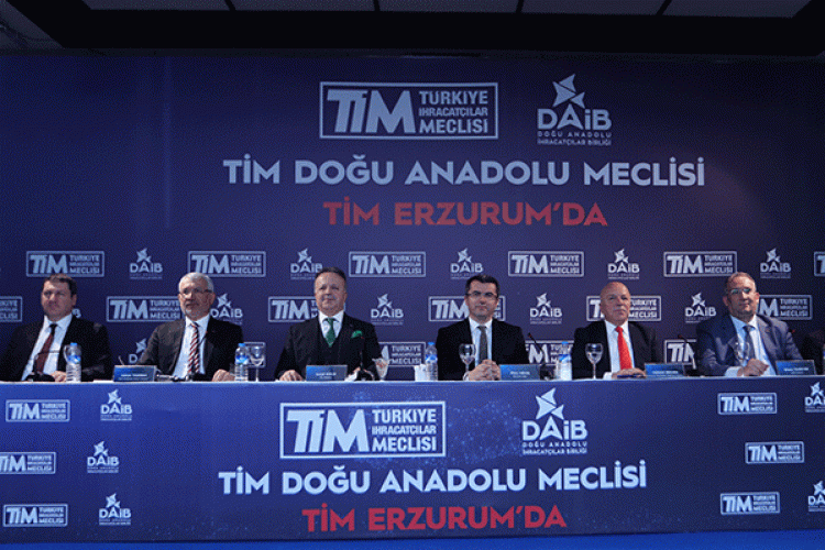 İhracat meşalesi Erzurum'da yandı