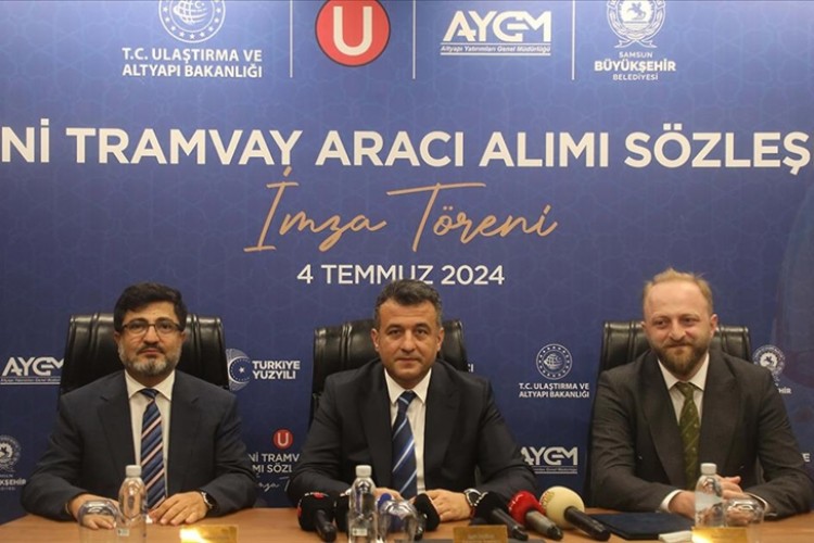 Ulaştırma ve Altyapı Bakanlığı Samsun'a 10 tramvay alacak