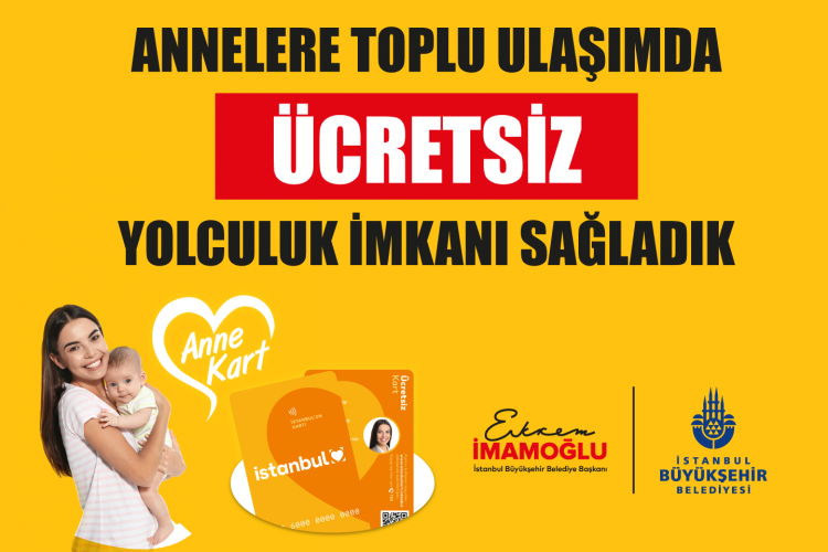 İBB Anne Kart uygulaması ile 675 bin anneye ulaştı