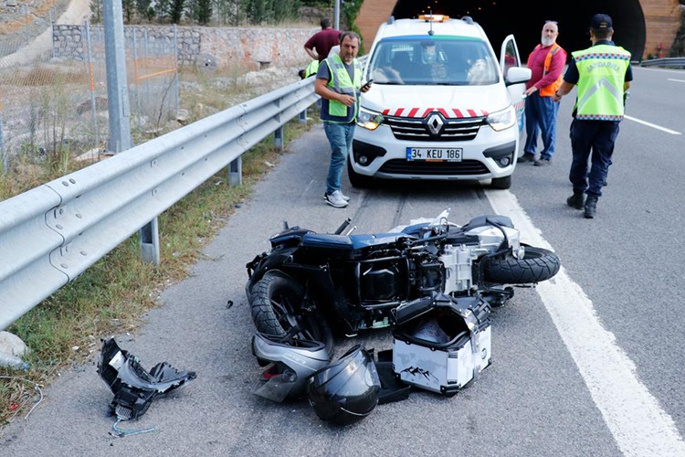 Türkiye'de 8 ayda 76 binin üzerinde motosiklet kazası yaşandı