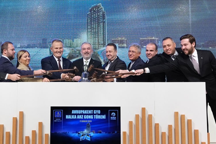 Gong Avrupakent GYO için çaldı